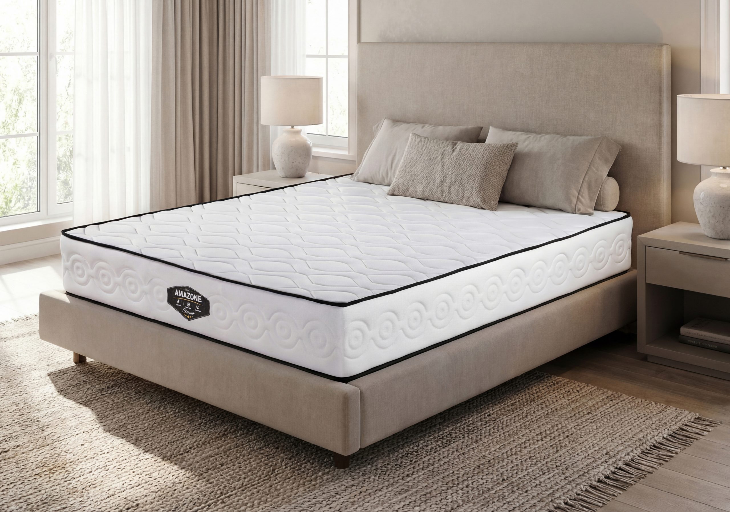 SIMPUR AMAZONE - Colchón de muelles ensacados transpirable